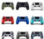 Камуфлажни цветове !! Зелен, Бял, Червен ! Безж.Джойстик за PS4