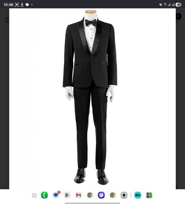 Costum Smoking de mire sau de gala, deosebit, made in Italy, Cerruti