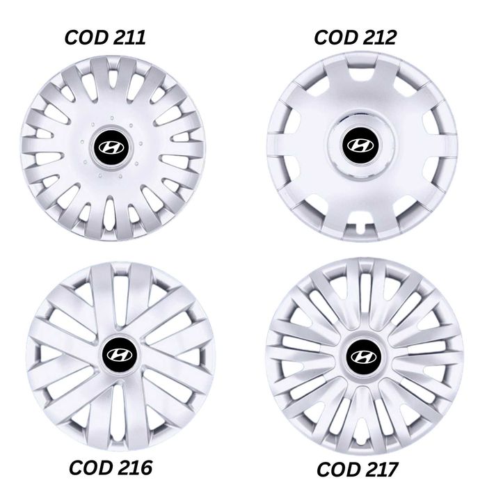 Capace roti R14 Hyundai diverse modele, pentru jante de tabla