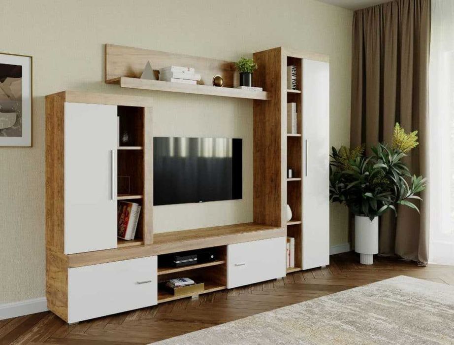 Mobila sufragerie-Living Milan C4 Stejar