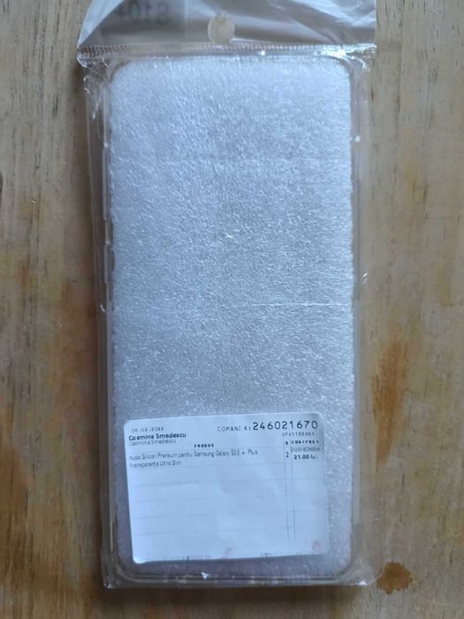 Husa silicon transparenta antisoc compatibila Samsung Galaxy S10 Plus