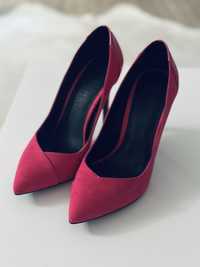 Pantofi stiletto magenta