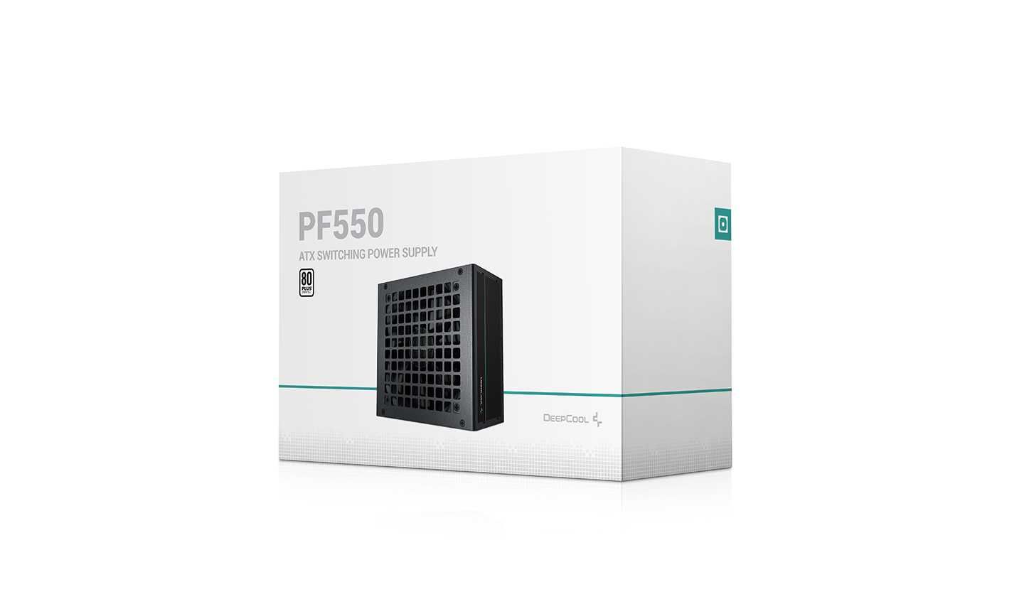 Новый Блоки питания DeepCool PF550 Сертификат 80 PLUS,
