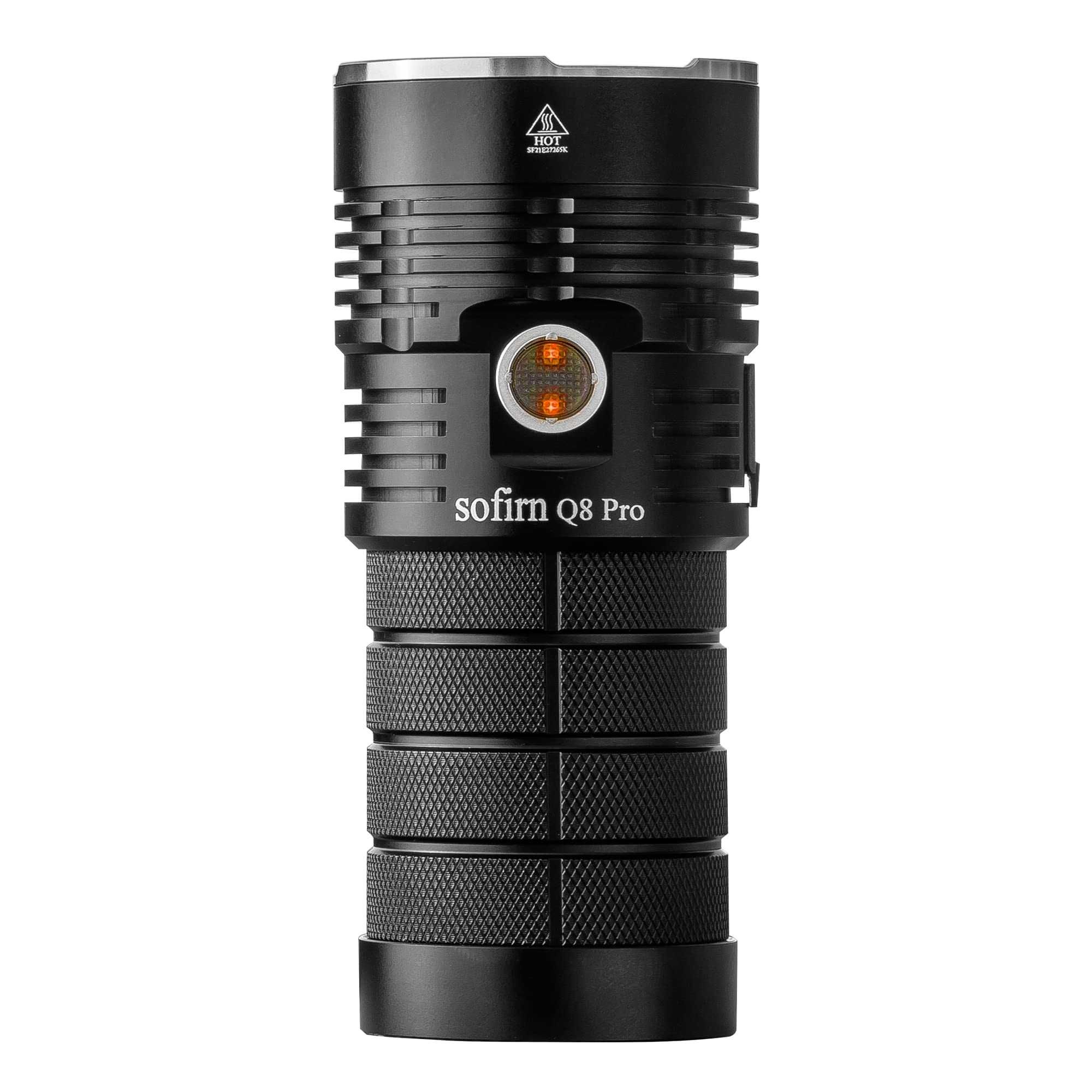 Lanterna LED Sofirn Q8 PRO + husa protectie + diffuser