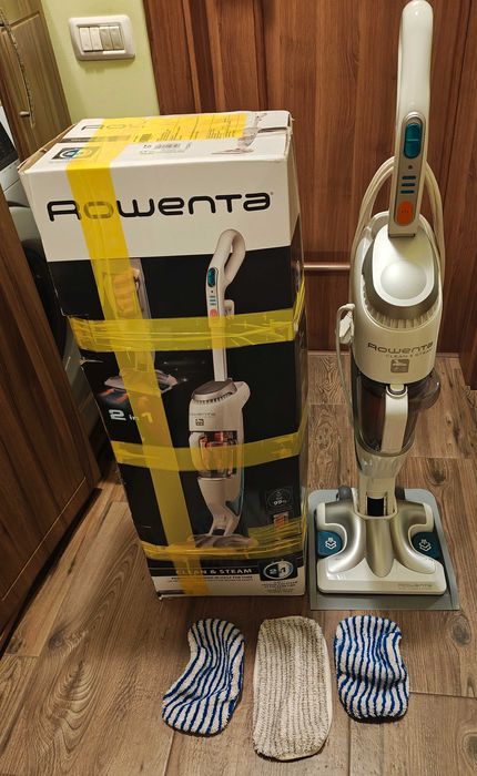 Vând aspirator Rowenta Clean and Steam RY7557WH, functie curățare abur