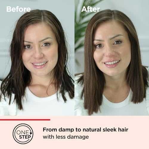 Нов Revlon 2 в 1 Сешоар и Изправител за По-Малко Увреждане коса жени