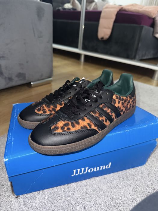 Adidas Samba Leopard Print