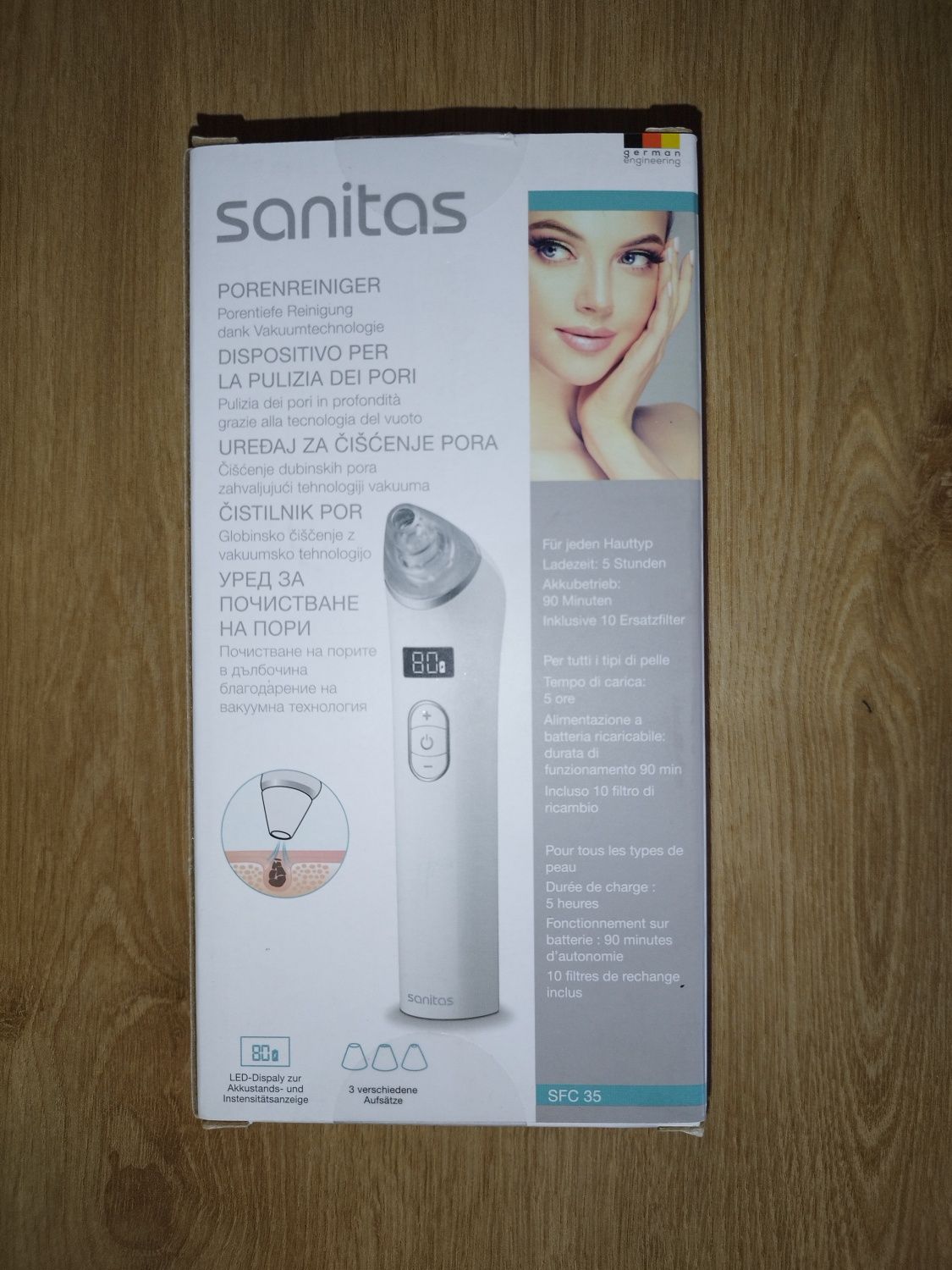Sanitas уред за почистване на пори