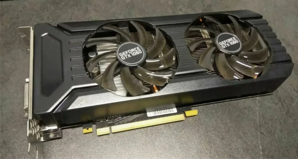 Nvidia GTX 1060 6gb в идеальном состоянии, видюха