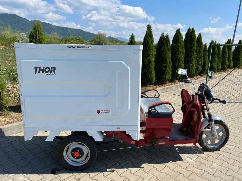 Triciclu electric thor Premium Cargo RAR efectuat