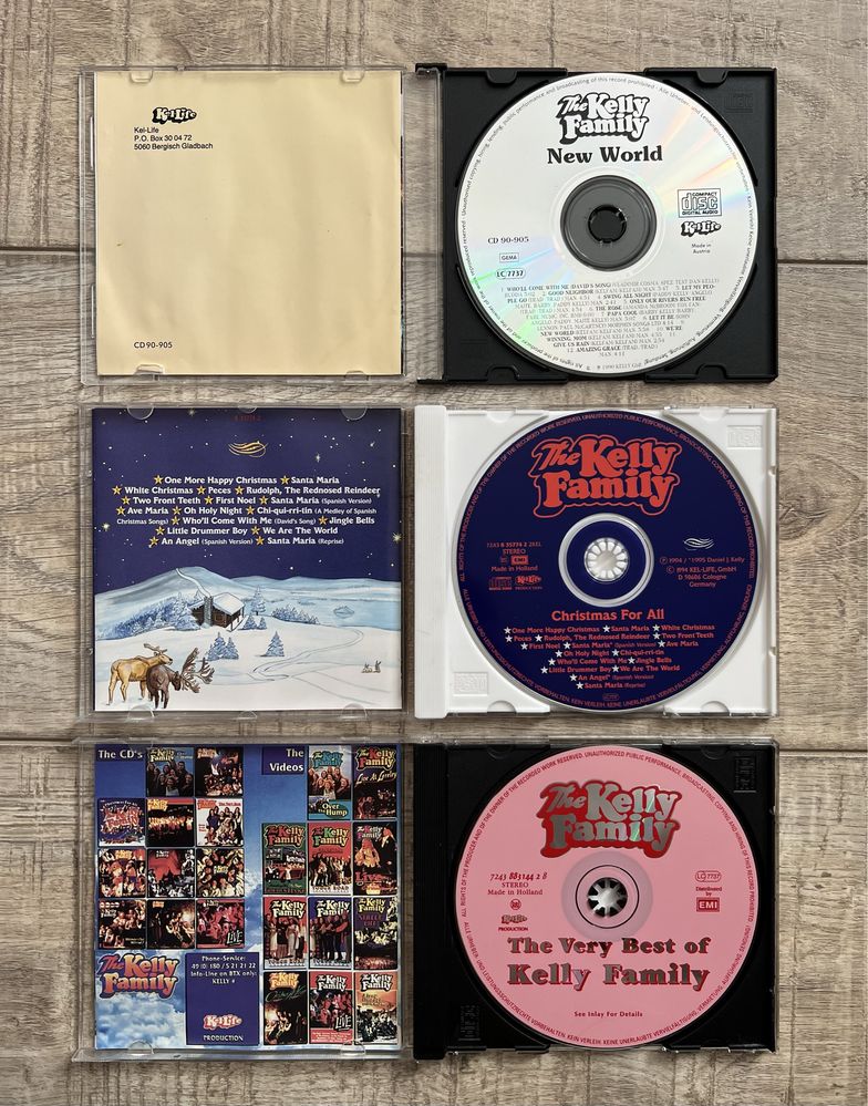 Lot 6 cd-uri originale The Kelly Family