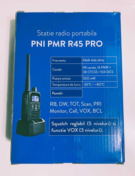 Statie radio portabila PNI PMR R45 PRO noua