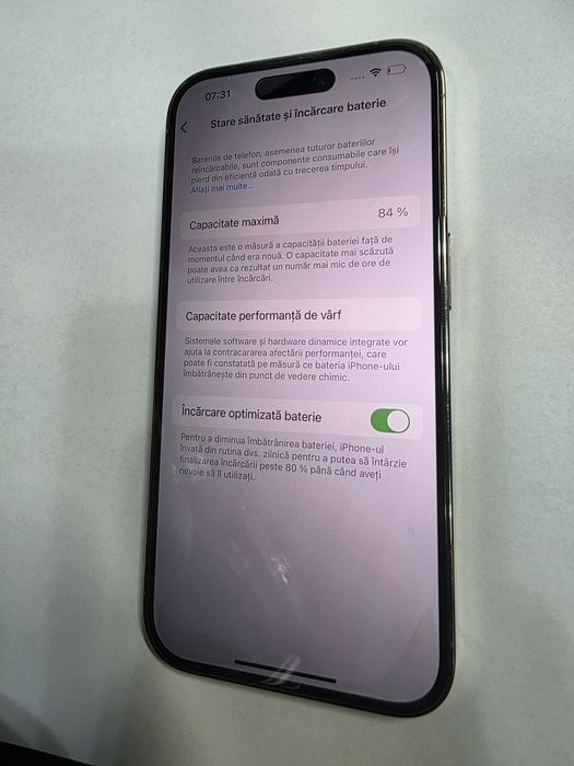 iPhone 14 Pro Gold 128GB Liber de retea Stare IMPECABILA