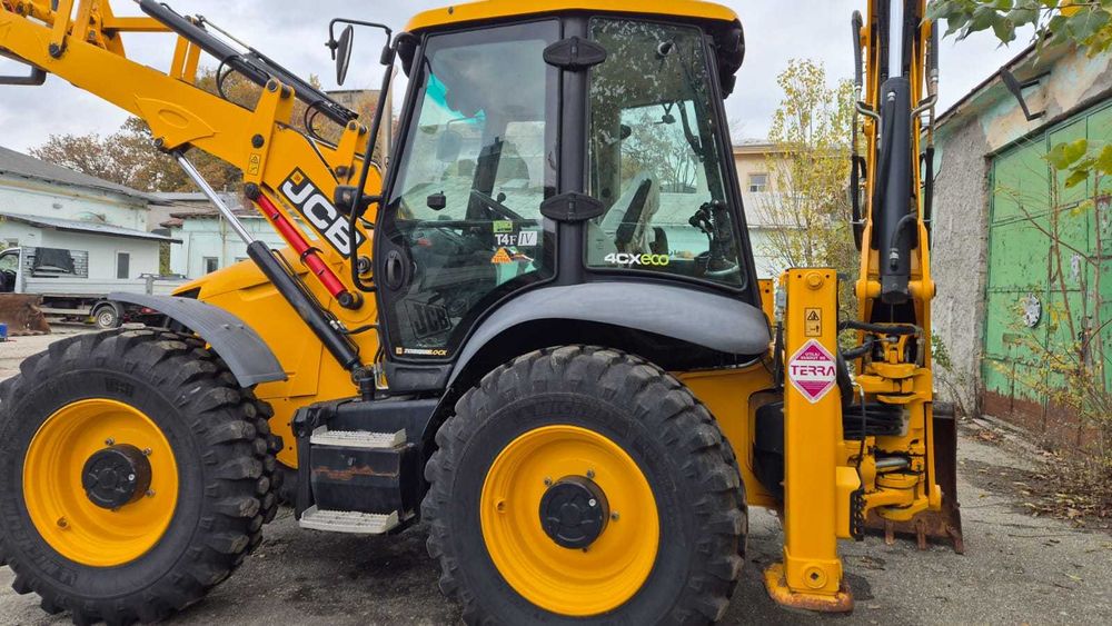 Buldoexcavator JCB 4CX, 2018, 1545H, multiple accesorii