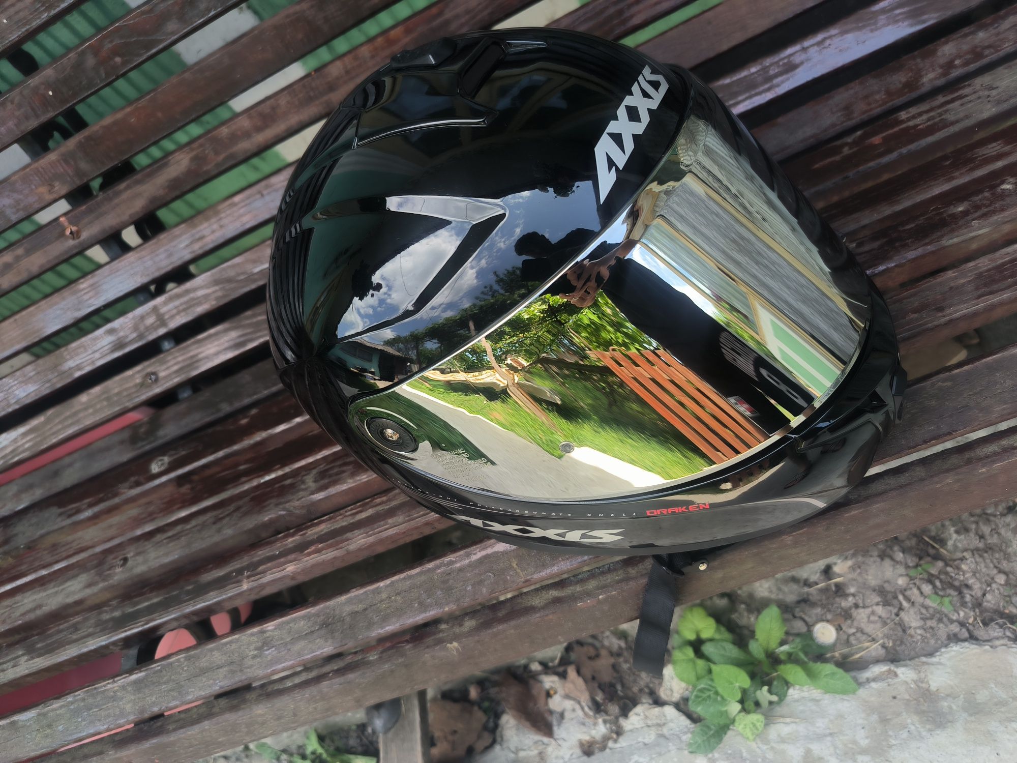 Vând casca moto axxis + mănuși seventy
