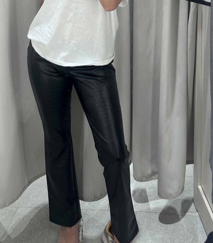 Кожаные штаны H&M