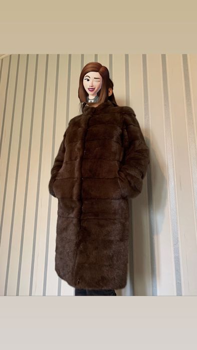 Норковая шуба бу