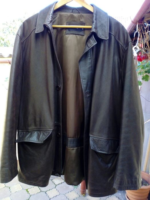 Geaca din piele naturala XXL