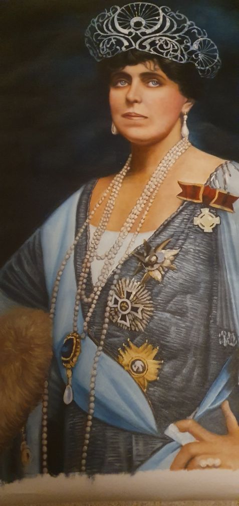 Pictura pe panza-Regina Maria 1000cm×72cm