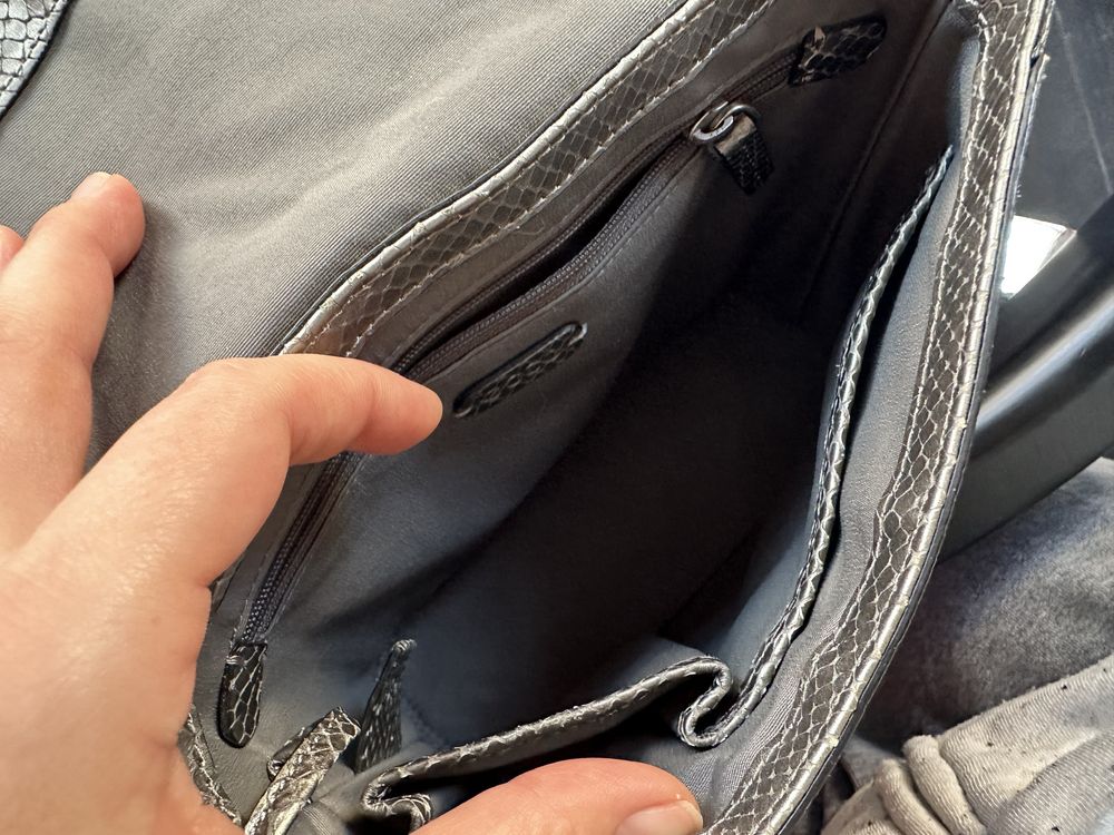 Чанта Ecco crossbody естествена кожа