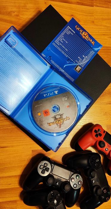 ТОП Комплект! PlayStation 4 (PS4) 1TB + 4 Джойстика + НОВА Термопаста