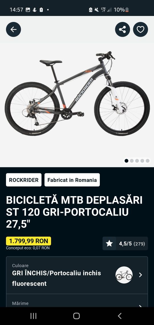 Bicicleta tockrider st120