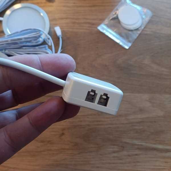 НОВO! LED осветление за шкафове, топло бяло, 7.5W, 3 бр/к-кт