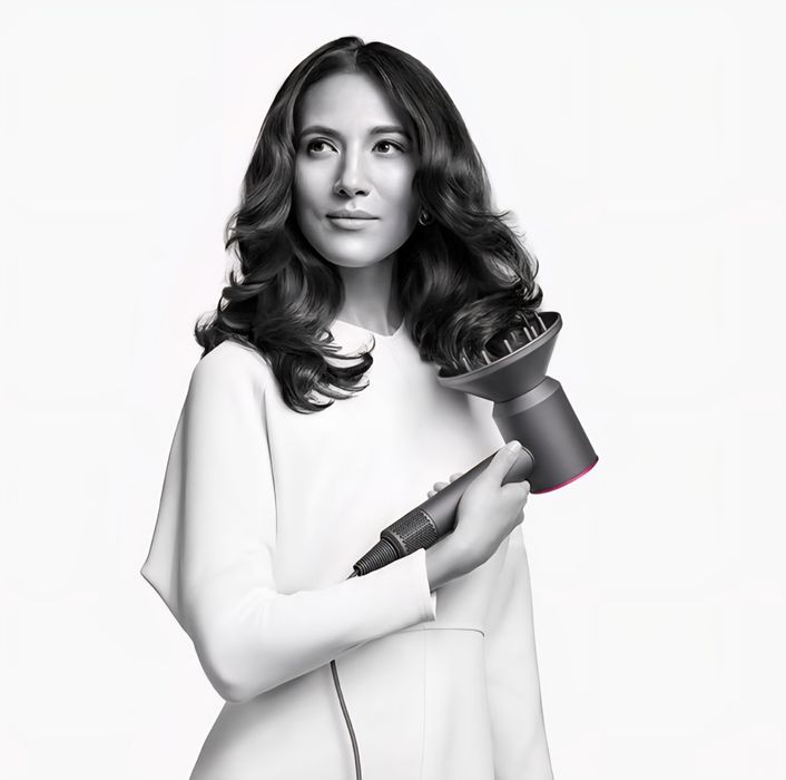 Фен Dyson Supersonic™ для волос (фуксия/никель) 5 насадок New