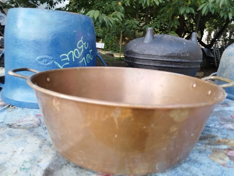 Oala de mancare de cupru