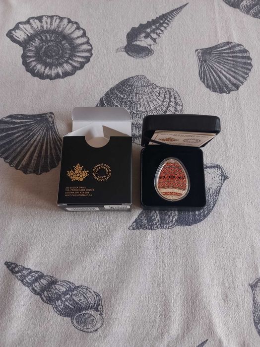 Сребърна Монета Украинско Великденско Яйце Канада 2023 бнб монети