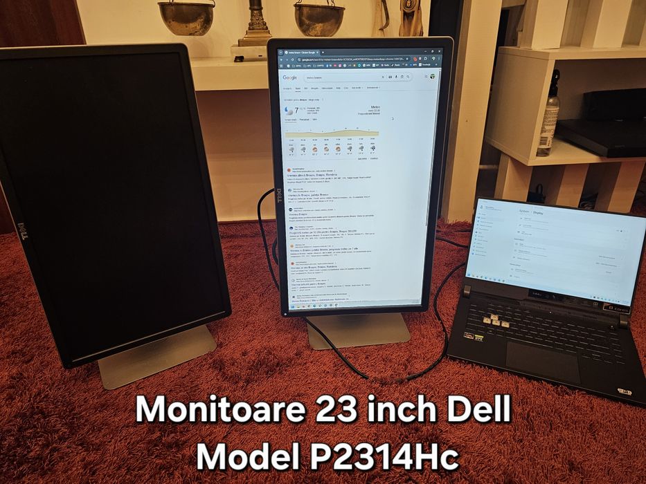 Monitor profesional Dell 23 inch - rotativ