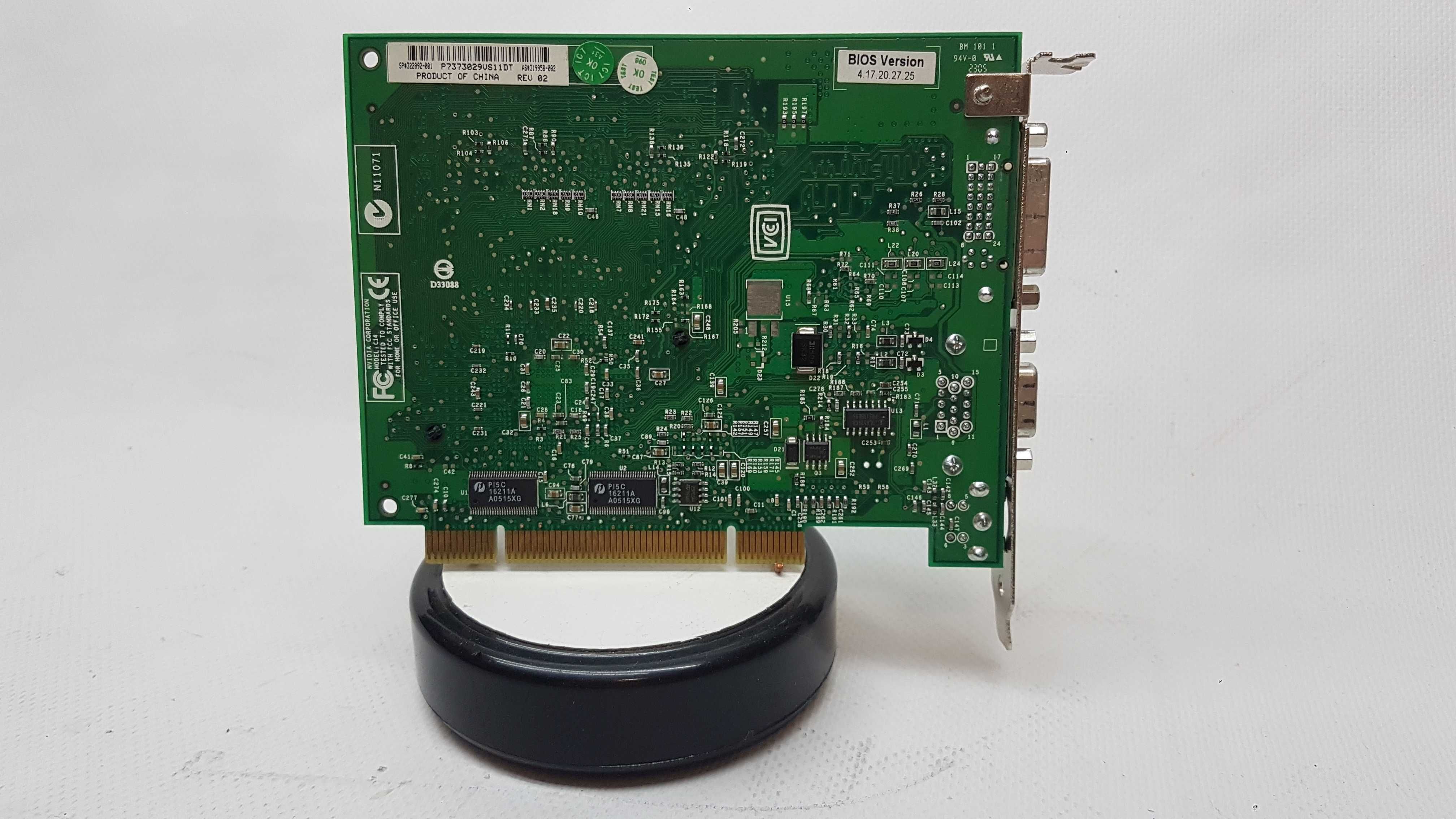 Placa Video PCI NVIDIA Quadro4 NVS 100 64Mb 128bit