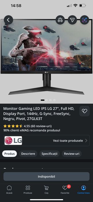 Setup Gaming Full, Pc+Monitor+Accesorii