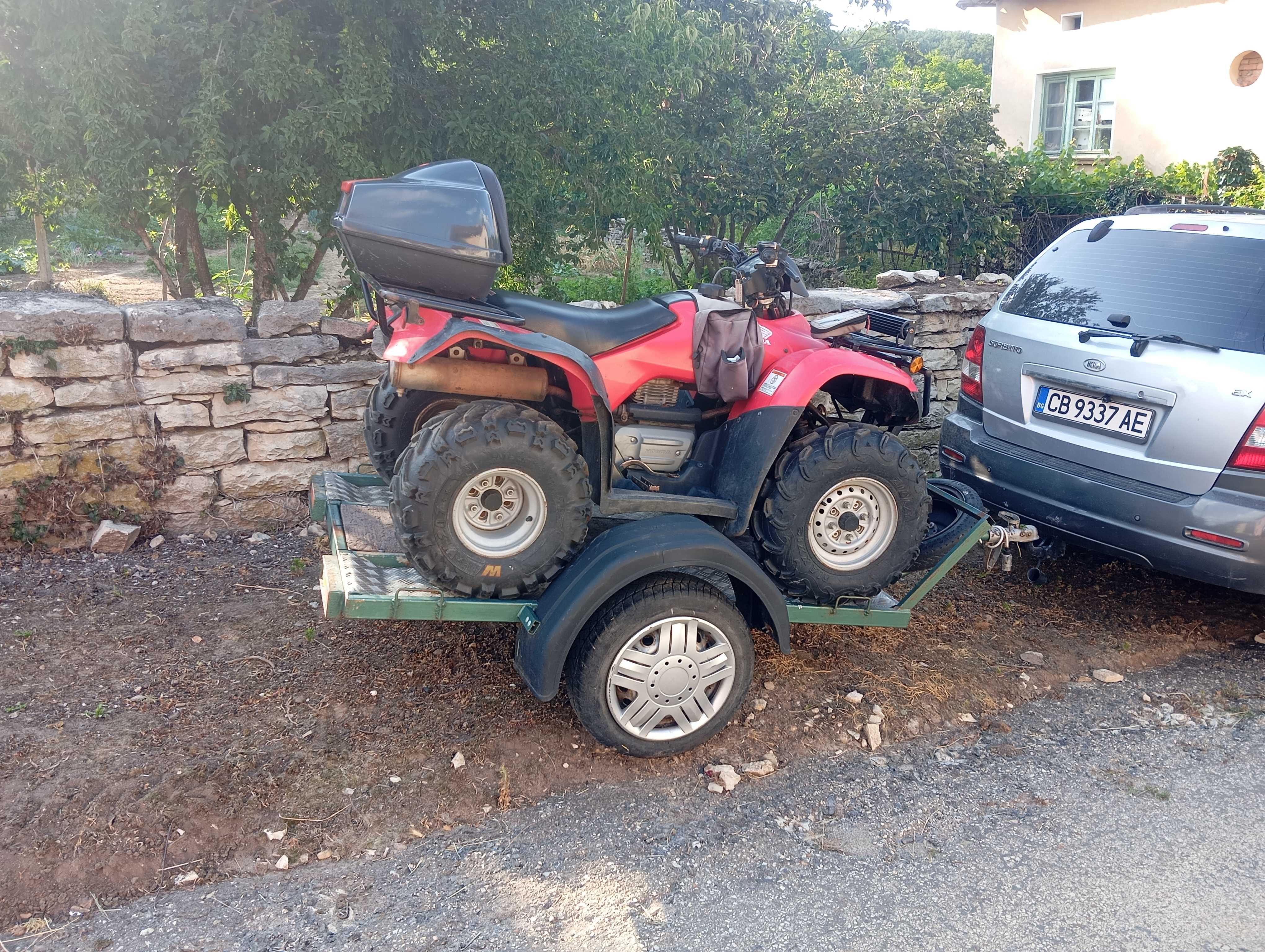 Продавам Honda TRX 250 TM,2x4 със платформа