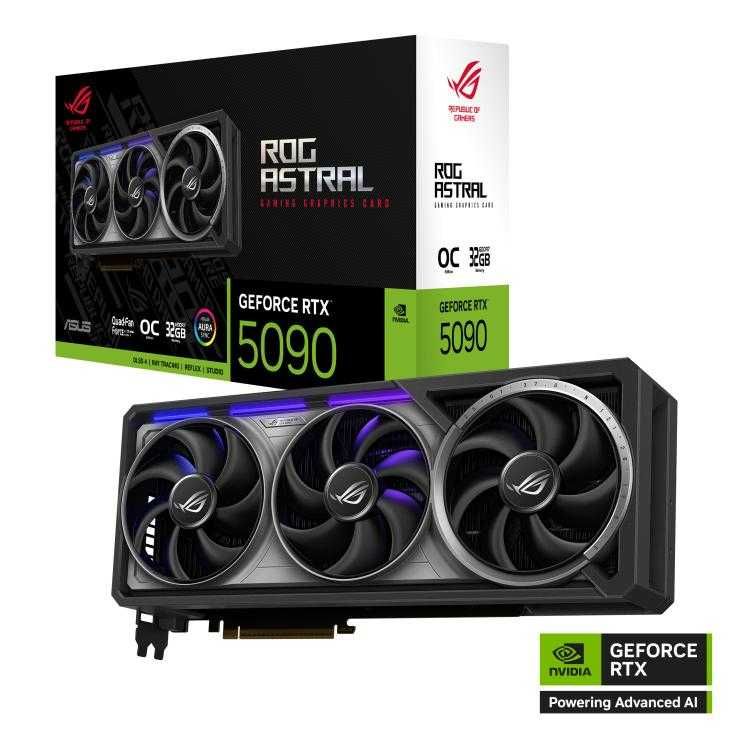 Самая топовая видеокарта от ASUS ROG - GeForce RTX5090 32GB ASTRAL