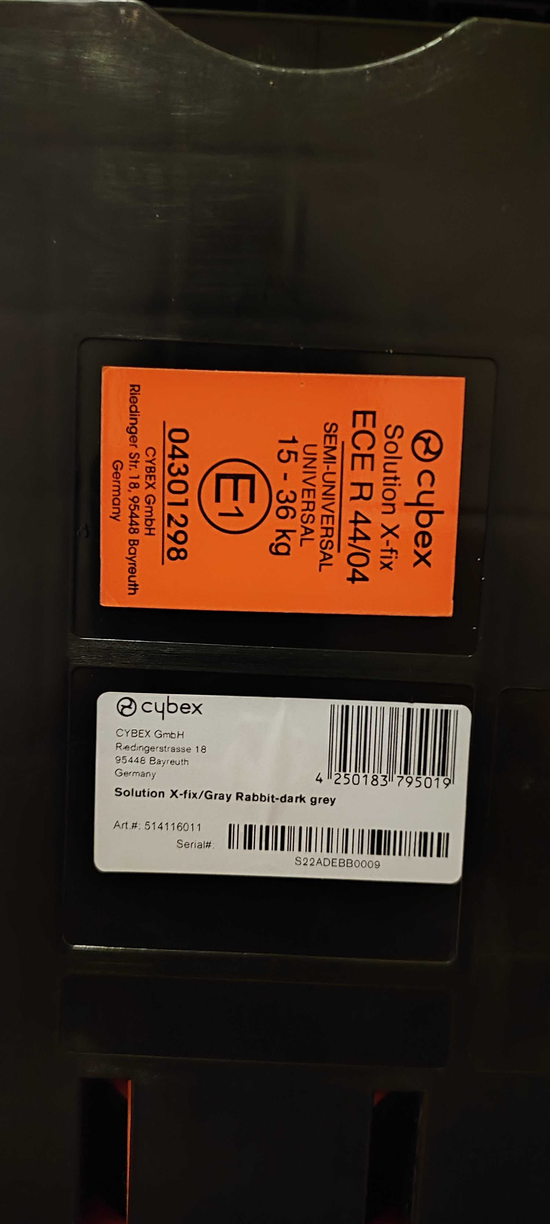 Cybex Solution X-fix столче за кола