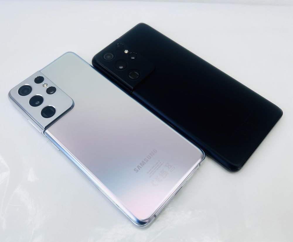 Samsung Galaxy S21 Ultra 5G 128GB Black / Silver Перфектен! Гаранция!