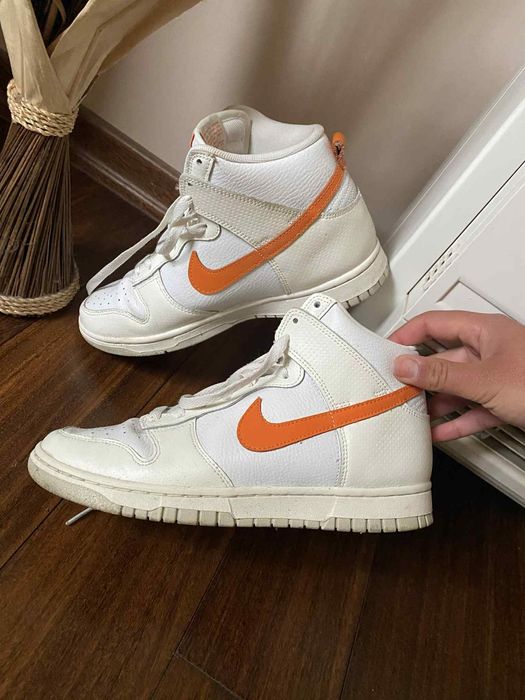 Nike Air Force Dunk High Orange- дамски