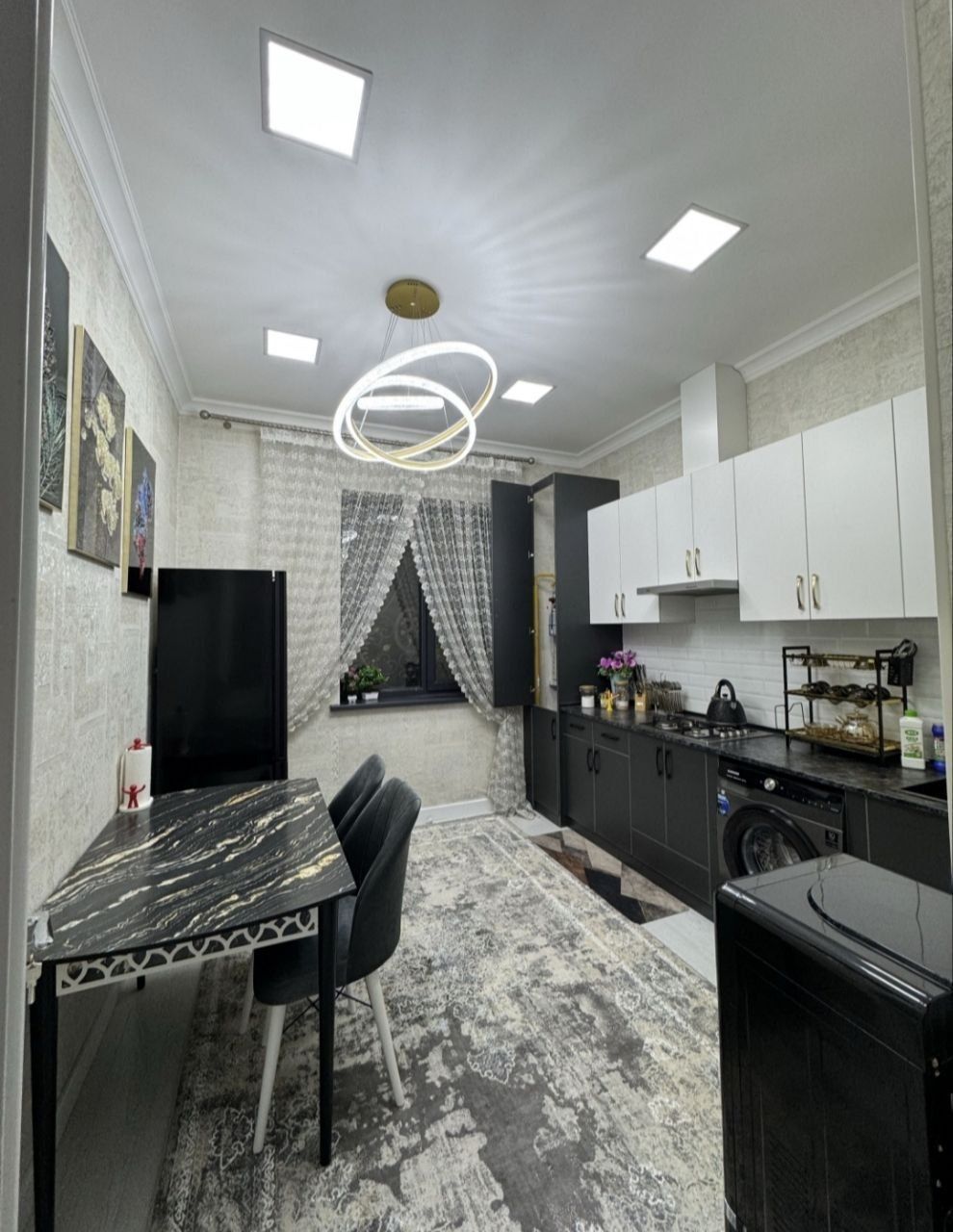 SERGELI LUX KVARTIRA 3 Xonali  Ijara beriladi