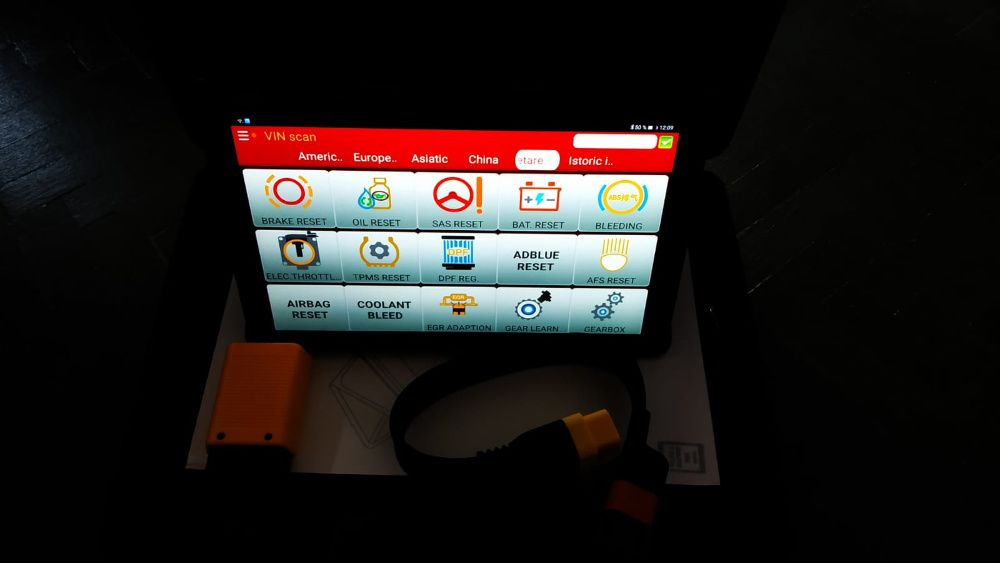 Kit Tester Auto Tableta Launch originala V 10.1' v2025+ Easydiag 3.0S