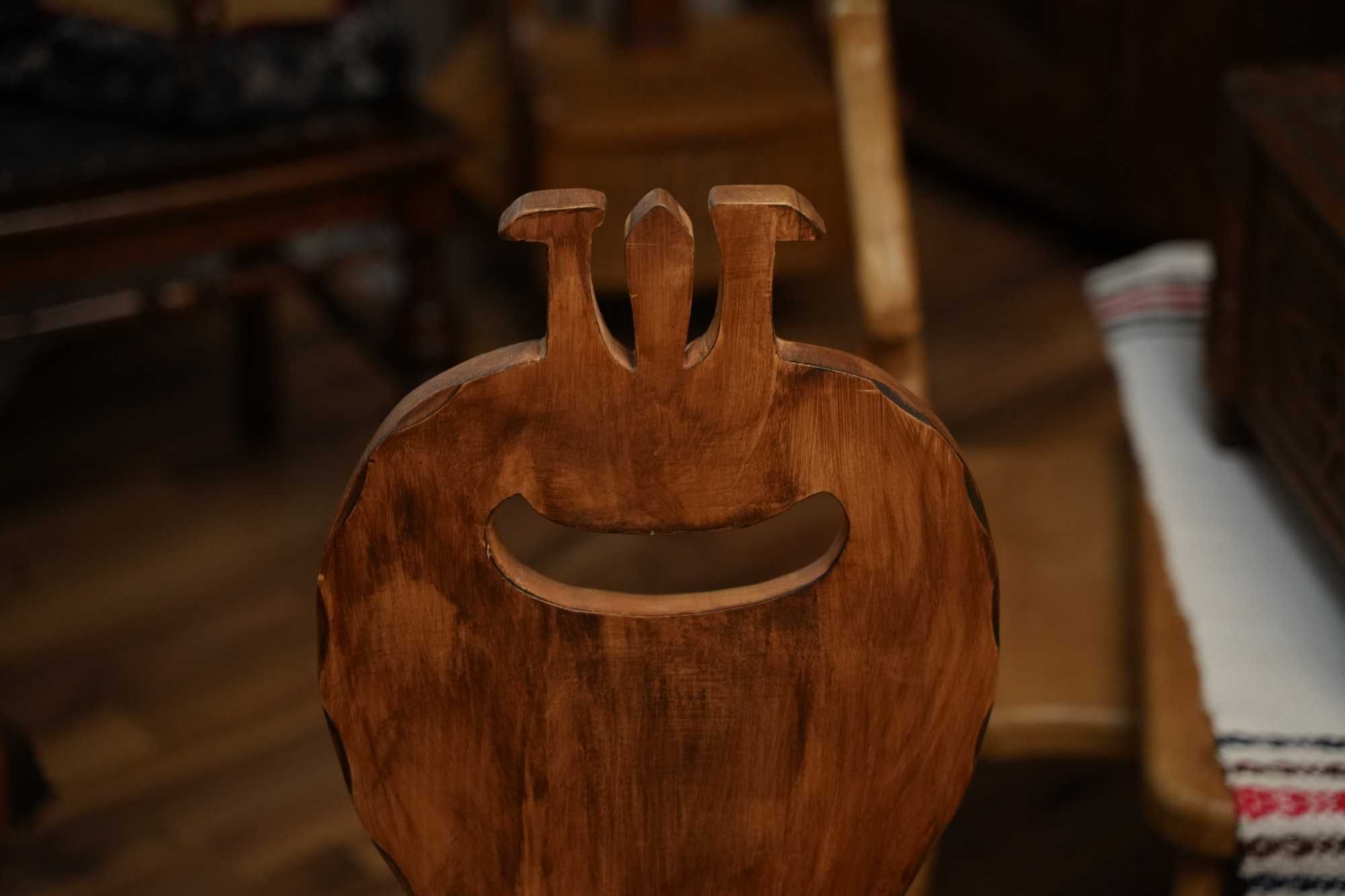 Set Masuta cu scaune, lemn de Tei, rustic, lucrate manual