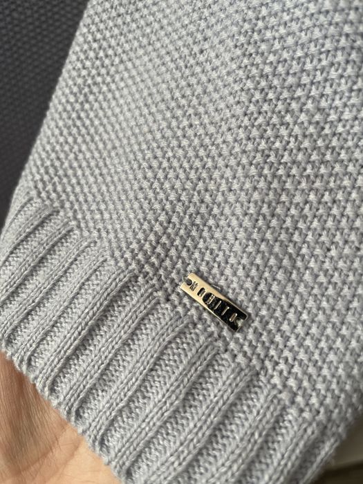 Синя блуза с голи рамене Mohito