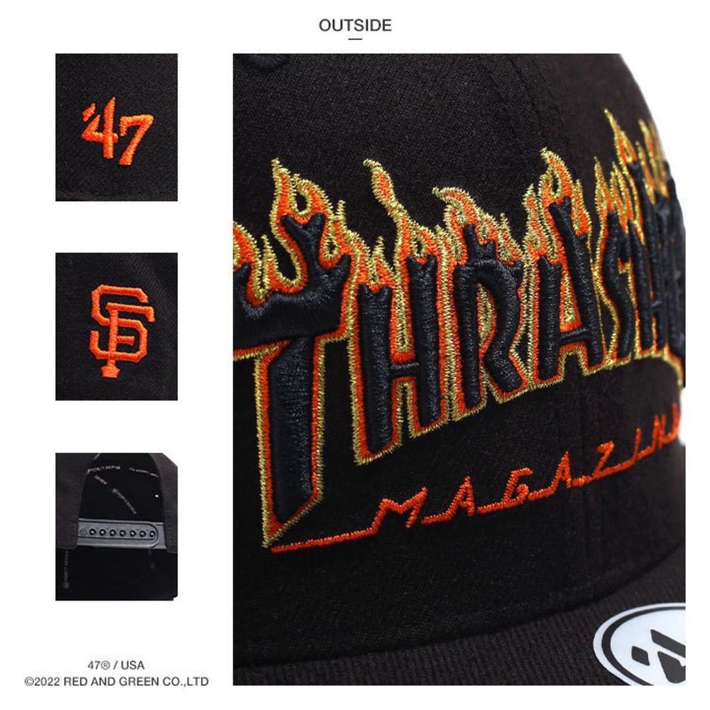 47 Brand X Thrasher MLB San Francisco Giants Goldfronts Snapback
