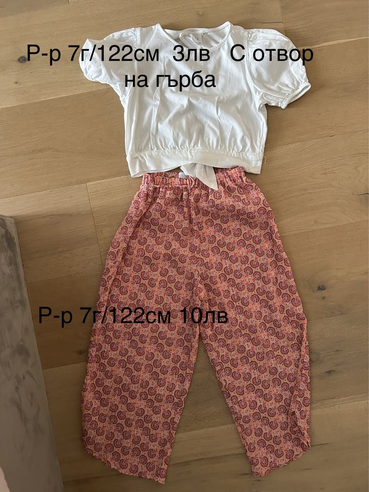 Летни дрехи Zara за момиче 4-8 год