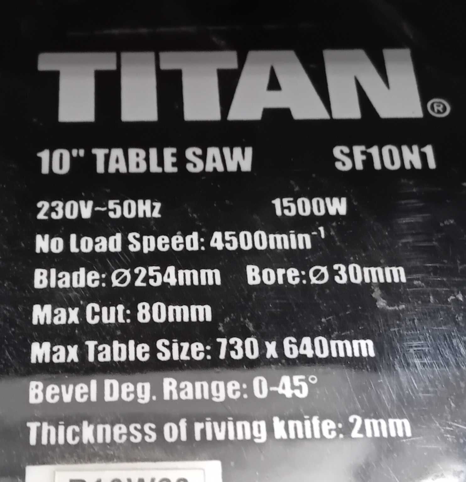Циркуляр за дърво - Titan 1500 W