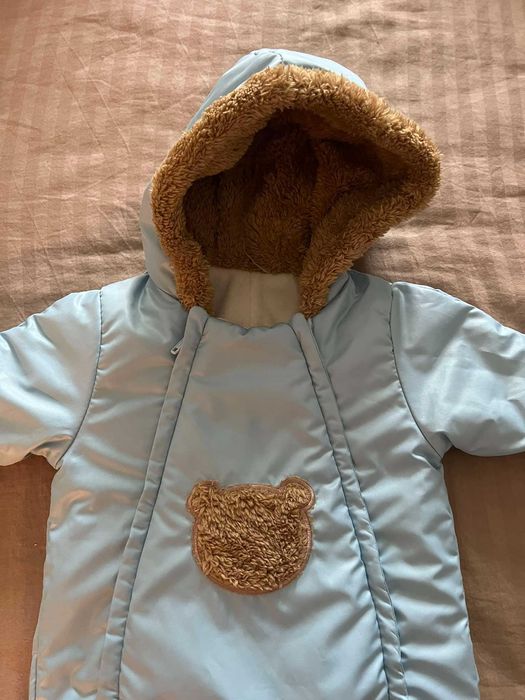 Rainy Бебешки космонавт Пухено мече 56 - 86 см, син