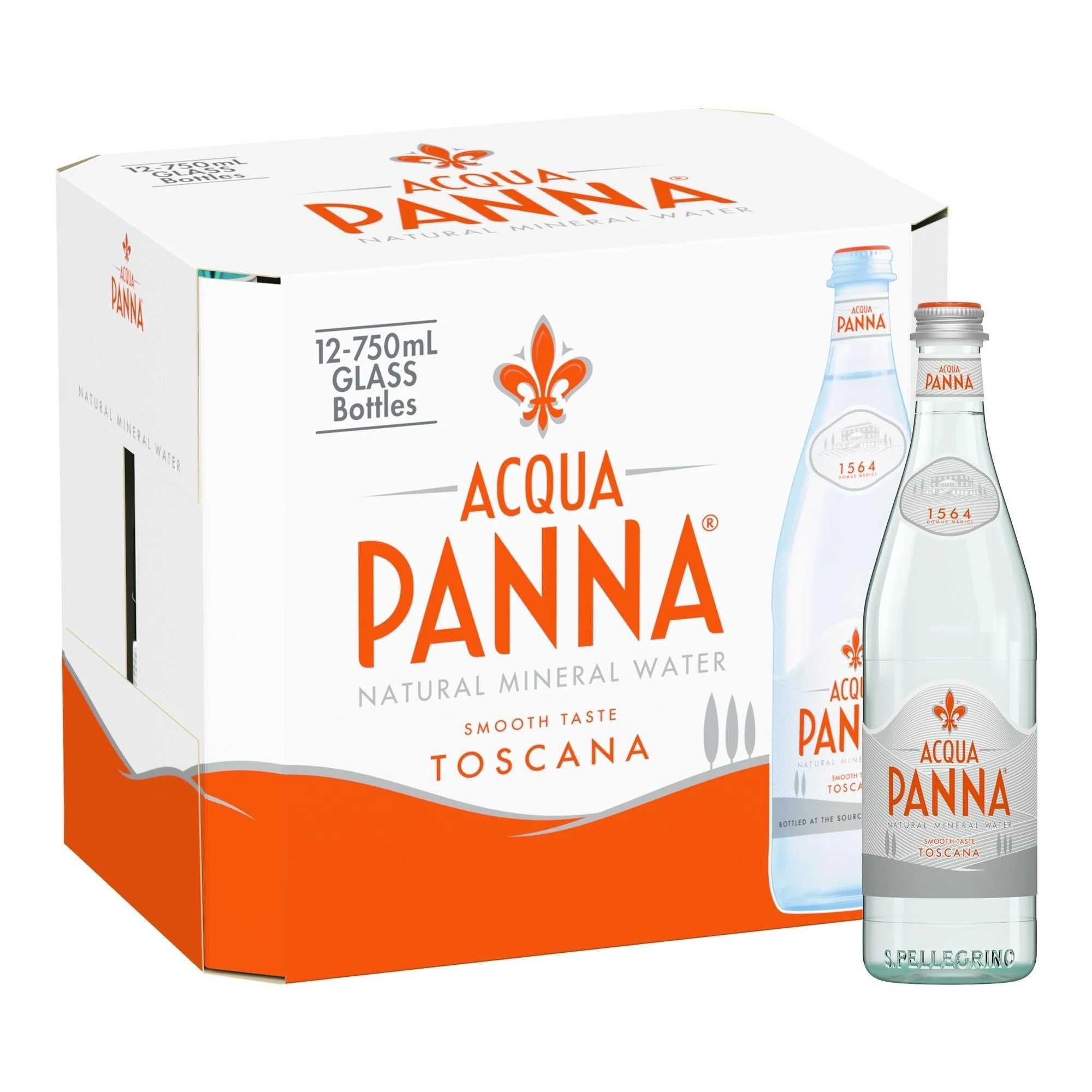 San Pelegrino Acqua Panna СТЪКЛО 750мл БЕЗПЛАТНА ДОСТАВКА ЗА София