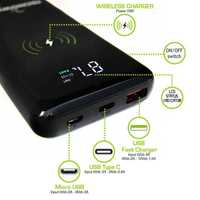 Baterie externa 10000mA powerbank wireless fast charge cu afisaj