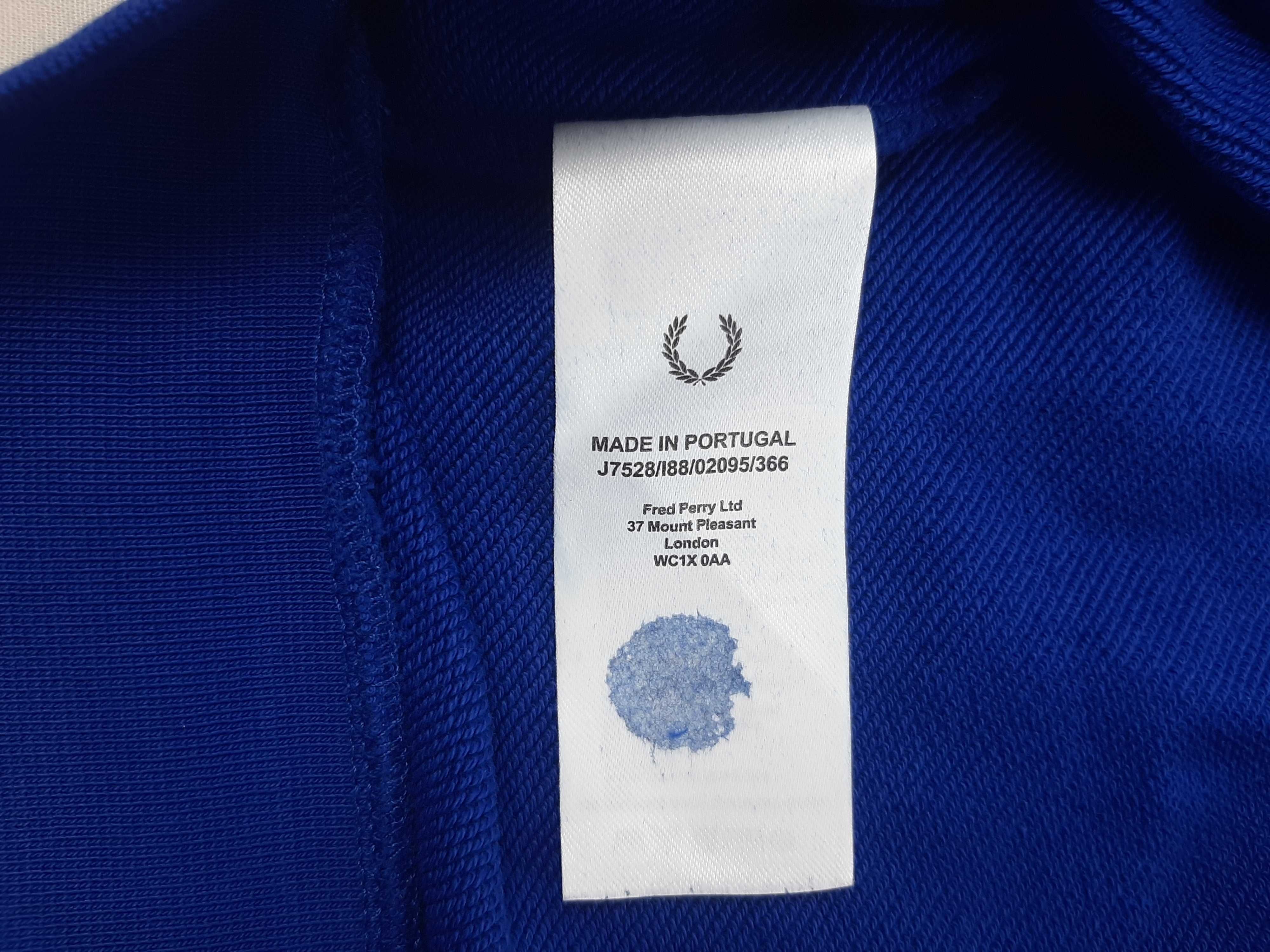 Fred Perry Taped Hoodie - Оригинален мъжки суитшърт размер XL
