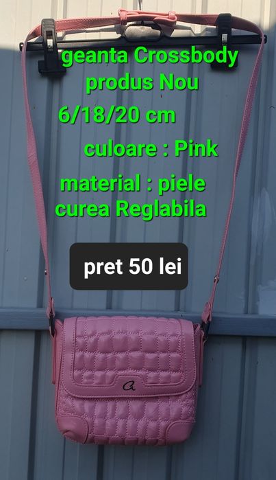 Geanta Crossbody pink